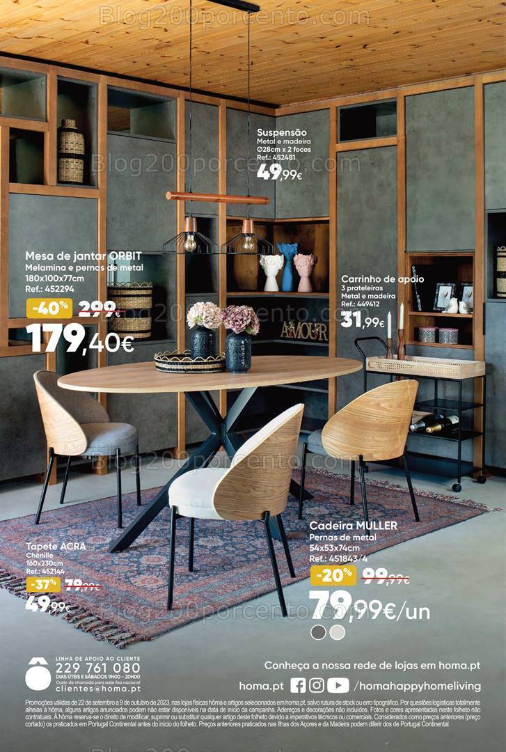 Antevisão Folheto HÔMA Promoções de 22 setembro a 9 outubro