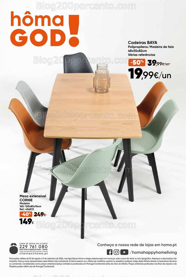 Antevisão Folheto HÔMA God Promoções 23 agosto a 9 setembro