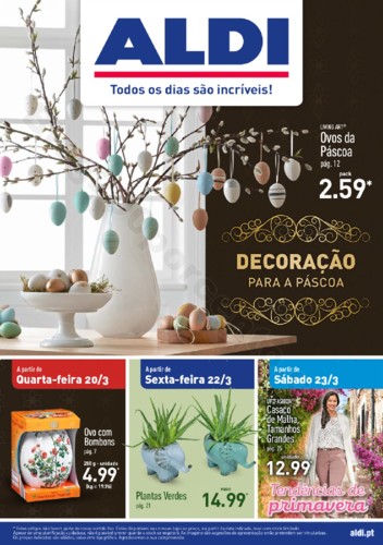 Antevisão Folheto ALDI Promoções a partir de 20