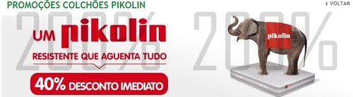 40% desconto imediato | JUMBO | de 1 a 30 abril - Pikolin