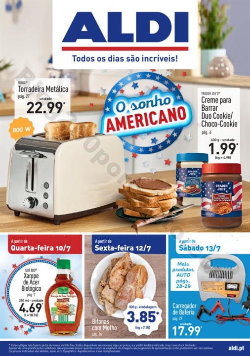 Antevisão Promoções ALDI descontos a partir de 