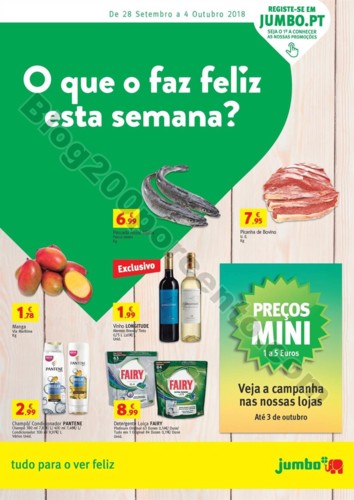 Antevisão Folheto JUMBO Promoções de 28 setembr