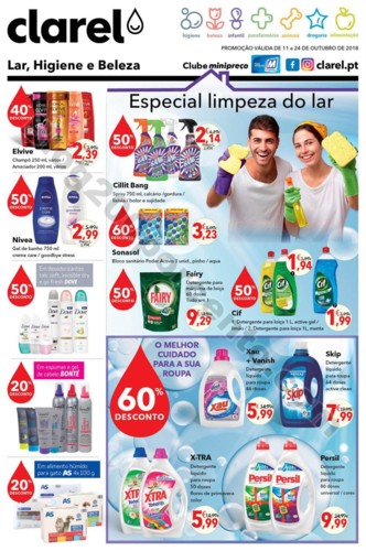 Antevisão Folheto CLAREL promoções de 11 a 24 o