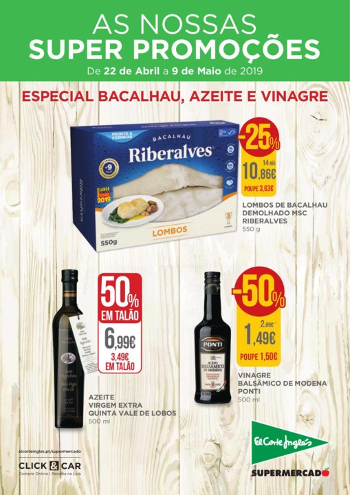Antevisão Folheto EL CORTE INGLÉS Promoções de