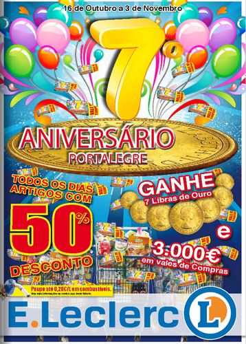Antevisão | E-leclerc | Novo Folheto Portalegre, de 16 Outubro a 3 Novembro