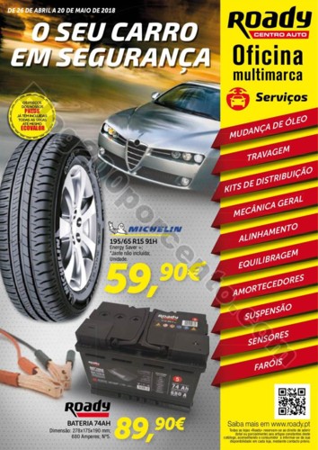 Antevisão Folheto ROADY Promoções de 26 abril a