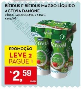 Acumulação L2P1 + 50% + Vales | CONTINENTE | activia - apenas 19 maio