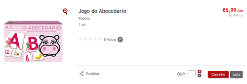Popota jogo abecedario