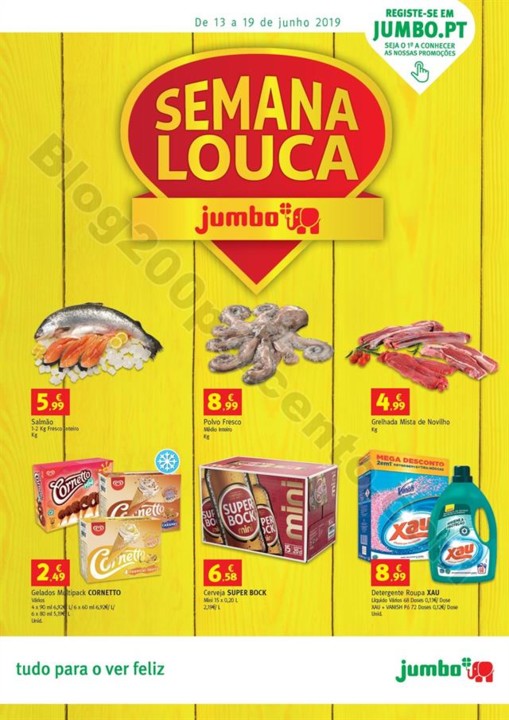 Antevisão Folheto JUMBO Semana Louca promoções 