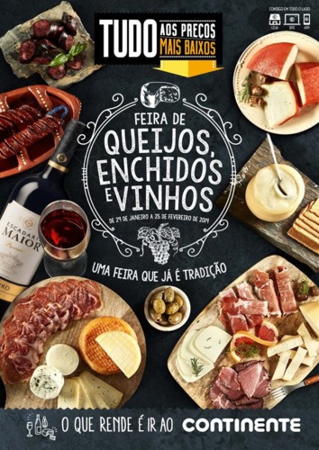 Antevisão Folheto CONTINENTE Feira Queijos, Enchi