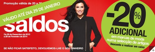 Desconto adicional de 20% | EL CORTE INGLÉS | até 29 janeiro