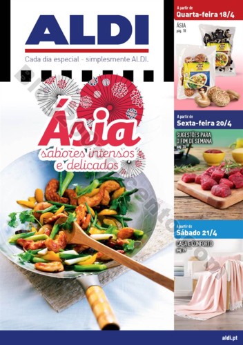 Antevisão Folheto ALDI Ásia promoções a partir