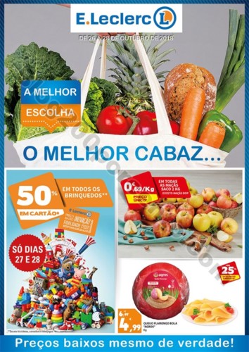 Antevisão Folheto E-LECLERC Fim de semana promoç