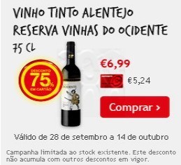 Vinhos com 75%