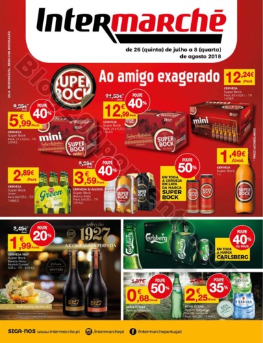Antevisão Folheto INTERMARCHÉ Bebidas promoçõe