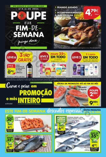 Antevisão Folheto PINGO DOCE Fim de semana - 12 a