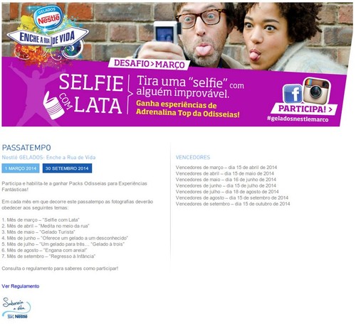 Passatempo | NESTLÉ | Enche a Rua de Vida até 30 setembro