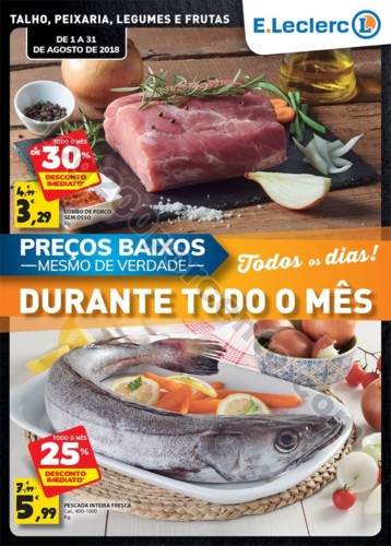 Antevisão Folheto E-LECLERC Frescos Promoções d