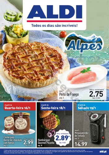 Antevisão Folheto ALDI Promoções a partir de 16