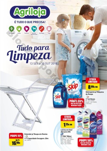 Antevisão Folheto AGRILOJA Limpeza promoções de