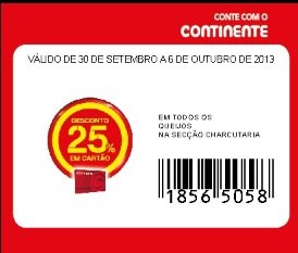 Acumulação 75% Desconto | CONTINENTE | Queijo, até 31 Outubro
