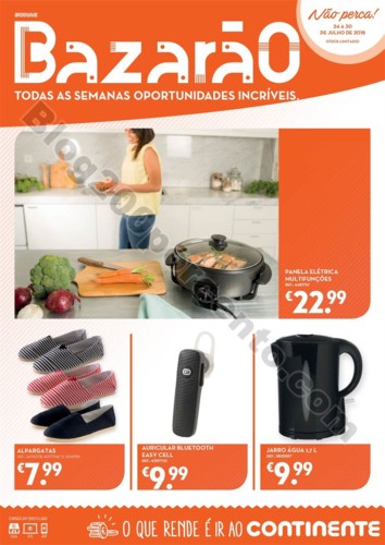 Antevisão Folheto CONTINENTE Bazarão promoções