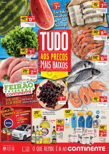 Antevisão Folheto CONTINENTE Promoções de 31 ju