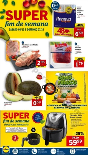 antevisão folheto lidl fim de semana 6 e 7 outubr