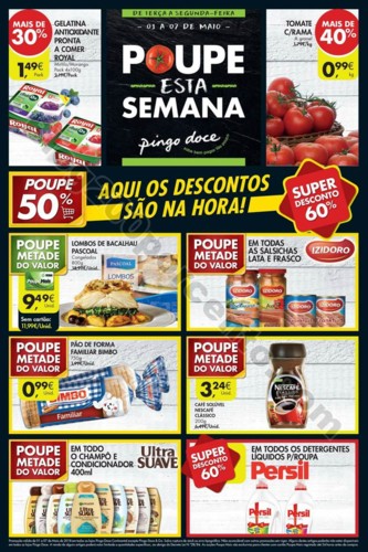 Novo Folheto PINGO DOCE Super Promoções de 1 a 7