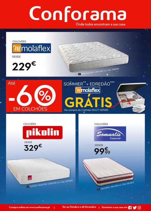 Antevisão Folheto CONFORAMA Promoções de 24 out
