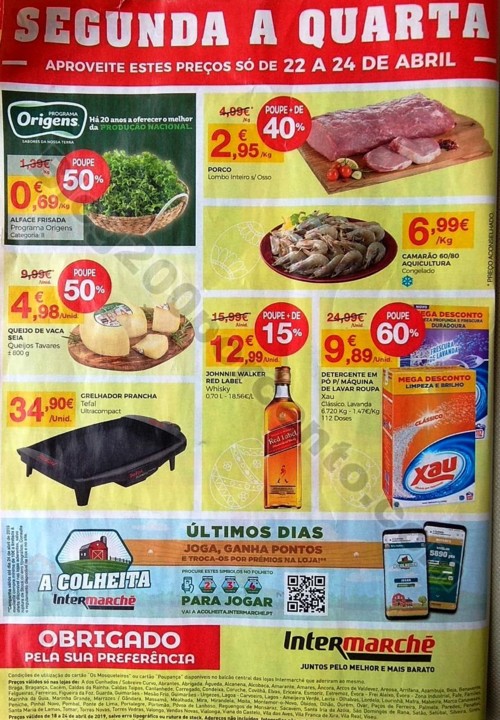 Intermarché Folheto promoções de 18 a 24 abril 