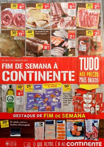 folheto fim de semana continente 18 a 21 janeiro_1