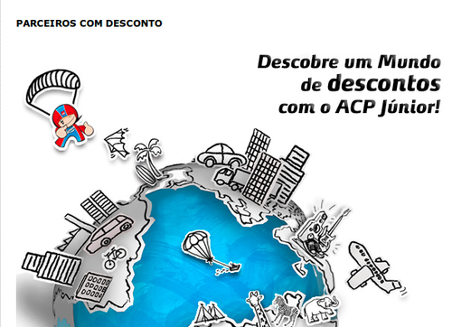Sócio ACP Júnior é Grátis e as parcerias são para toda a família 