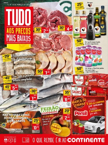Antevisão Folheto CONTINENTE Promoções de 12 a 