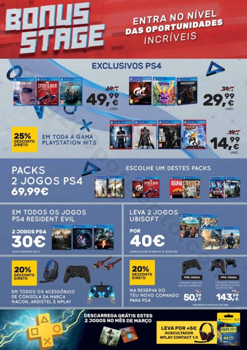 Antevisão Folheto WORTEN Extra Bónus Stage até 