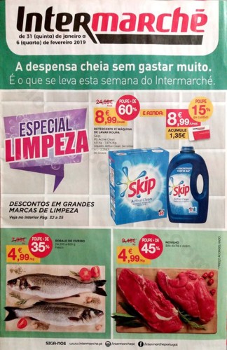 antevisao folheto Intermarche 31 janeiro a 6 fever