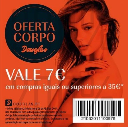 Vale de desconto | DOUGLAS | de 24 março a 6 abril
