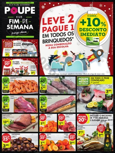 Especial Fim de semana PINGO DOCE 2 a 5 novembro p