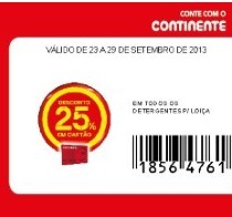 Cupão Detergentes 25%