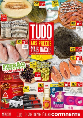 Antevisão Folheto CONTINENTE Promoções de 4 a 1