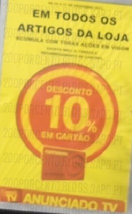 10% de desconto em cartão | CONTINENTE | Acumulações