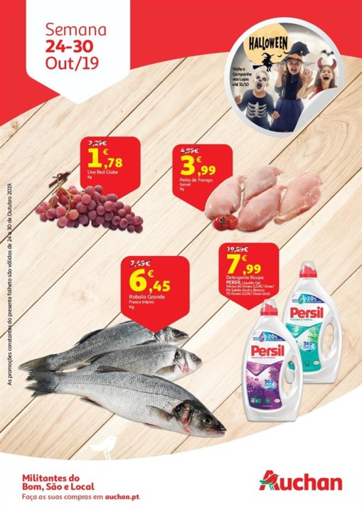 Antevisão Folheto AUCHAN Promoções de 24 a 30 o