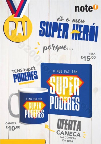 Antevisão Folheto NOTE Especial Dia do Pai promo