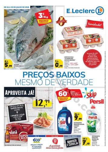 Antevisão Folheto E-LERCLERC Promoções de 24 a 