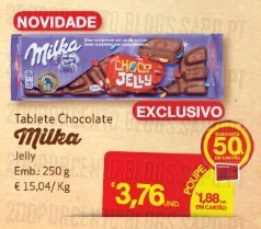 Acumulação 75% desconto | CONTINENTE | Chocolate Milka