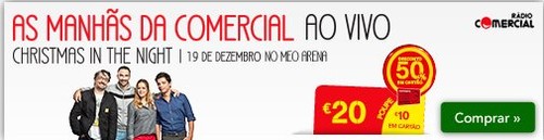 50% de desconto | CONTINENTE | Concerto Natal Comercial