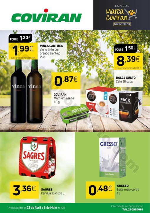 Antevisão Folheto COVIRAN Promoções de 23 abril