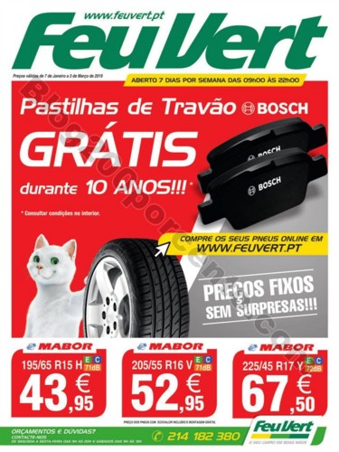 Antevisão Folheto FEU VERT Promoções de7 janeir