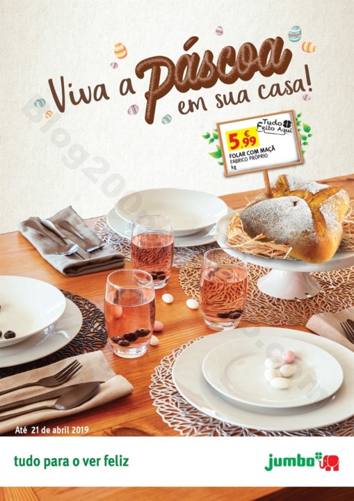 Antevisão Folheto JUMBO Catálogo Páscoa promoç