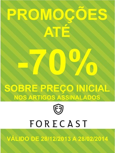 Saldos | FREEPORT | até 28 fevereiro, Forecast